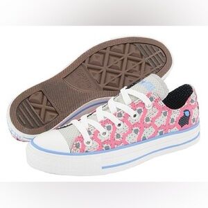 Unisex Converse Black Sheep Pink and Gray Sneakers mens size 5, women fits 7/7.5